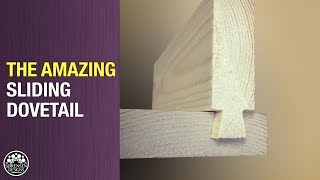 Amazing Sliding Dovetail  Easy Joinery [upl. by Campney733]