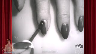 How to Paint Your Nails Beautifully  1960s Nail Polish Tips [upl. by Lindie]