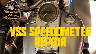 Harley Davidson Speedometer Doesnt Work VSS Speed Sensor Repair Symptoms and Repair [upl. by Cheng649]