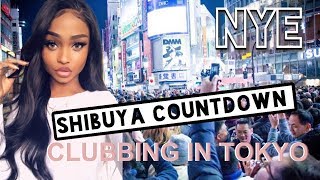 CLUBBING IN GHETTO ROPPONGI Tokyo NYE Shibuya Countdown 20182019 [upl. by Maccarone]