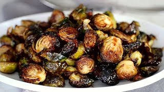 Honey Balsamic Roasted Brussels Sprouts [upl. by Harleigh]