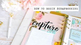 How to Begin Scrapbooking [upl. by Ttenrag127]