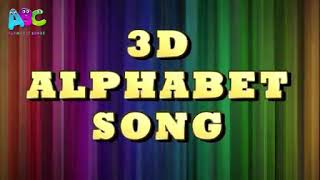 3D Alphabet Song 3D Songs For Children [upl. by Otinauj]