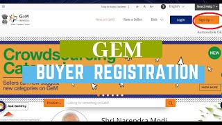 GEM Buyer Registration Process and its required documents [upl. by Bird]