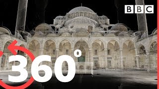 360° Explore Hagia Sophia Istanbuls incredible Roman church  BBC [upl. by Mylan]