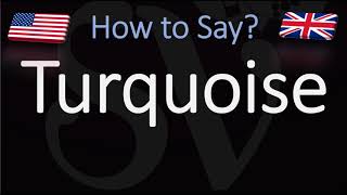 How to Pronounce Turquoise CORRECTLY [upl. by Kimmel]