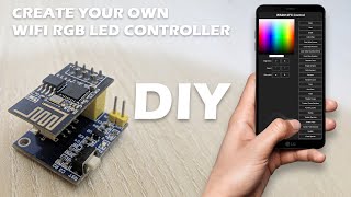 Create your own WiFi RGB led controller  ESP8266 amp WS2812 [upl. by Hayifas]