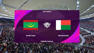 Mauritania vs Madagascar 14102023 International Friendlies PES 2021 [upl. by Aihsela]