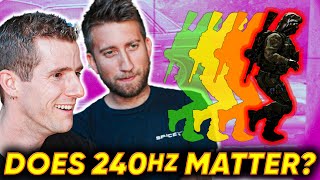 Does 240Hz Matter for Gaming ft Gav from Slow Mo Guys [upl. by Alison]