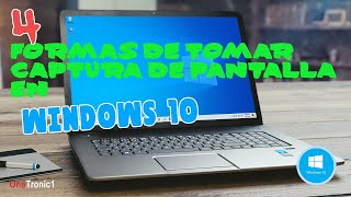 4 formas de tomar captura de pantalla en windows 10 PC  Laptop [upl. by Pan]