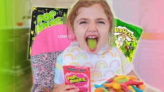 BABY vs EXTREME CANDY POP ROCKS amp more challenges  Anazala Family [upl. by Madian]