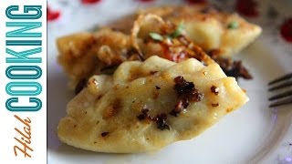 How To Make Pierogi  Mushroom Pierogi Recipe  Hilah Cooking [upl. by Corabel]