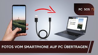 Fotos vom Smartphone auf PC übertragen  PC SOS TV [upl. by Einaffets226]