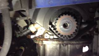 Chevy Aveo Timing Belt Idler Fail [upl. by Ecurb]