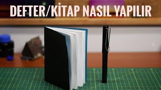 Evde 10 Dakikada Defter  Kitap Nasıl Yapılır [upl. by Yna175]