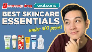 BEST Skincare Essentials sa MERCURY at WATSONS UNDER P400  Jan Angelo [upl. by Ebenezer]