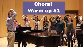 Choral Warm up 1 Full Vocal Warm up [upl. by Onek]