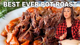 How To Make Perfect Pot Roast From the Stovetop To the Oven  A Roast Beef Dutch Oven Recipe [upl. by Niowtna]