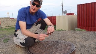 Quick Tip Accessing Manhole Covers [upl. by Trojan]