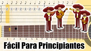 COMO TOCAR las Mañanitas 🎸 Tutorial Para Principiantes  Guitarra Fácil  Tablatura  Tabs  Punteo [upl. by Cassella]