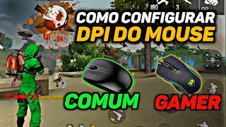 Como CONFIGURAR DPI do MOUSE COMUM e GAMER ✅ BLUESTACKS MSI FREE FIRE [upl. by Hadihsar]