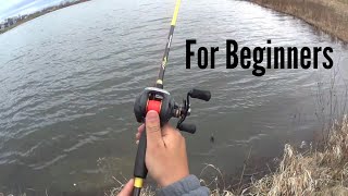 How to cast a baitcaster For Beginners [upl. by Simah]