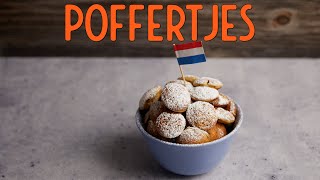 How to Make Poffertjes BiteSized Dutch Pancake Recipe [upl. by Alaekim]