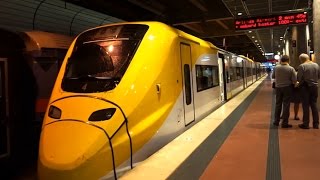 Sweden ride with Arlanda Express Train from Stockholm Central to Airport Terminal 5 [upl. by Eehc208]