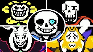 Undertale  All Bosses amp Endings [upl. by Slerahc]