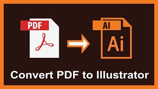 How to edit PDF files in illustrator All Pages [upl. by Oram]