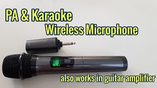 Wireless Microphone from Amazon ARCHEER UHF Bluetooth Microphone with Rechargeable Receiver [upl. by Nie]