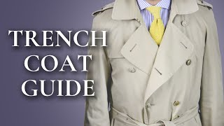 Trench Coat Guide  How To Wear amp Buy A Burberry or Aquascutum Trenchcoat [upl. by Forward]