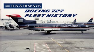 US Airways Boeing 727 Fleet History 19782000 [upl. by Repsag]