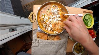 POV Menemen Turkish Eggs with Peppers and Tomato [upl. by Delija]