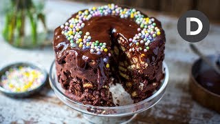 NoBake CHOCOLATE Biscuit CAKE [upl. by Tjaden]