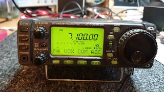 Icom Ic706mk2G HF VHF UHF Transceiver [upl. by Pattani165]