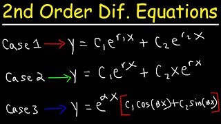 Second Order Linear Differential Equations [upl. by Tildy]