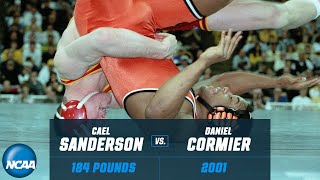 Cael Sanderson v Daniel Cormier NCAA title match at 184 pounds [upl. by Noyk]