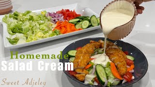 How To Make Hienz Style Salad Cream At Home  Hienz Style Salad Cream Recipe From Scratch [upl. by Tray]