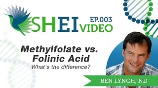 Methylfolate vs Folinic Acid  Whats the difference [upl. by Sinegra698]