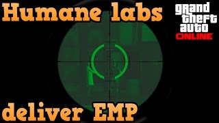 GTA online heist guides  Humane labs  Deliver EMP [upl. by Miran]