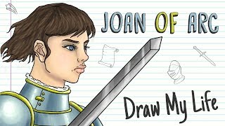 JOAN OF ARC  Draw My Life [upl. by Ognimod]