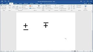 How to type PlusMinus amp MinusPlus symbol in Word Excel [upl. by Shawnee894]