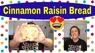 Cinnamon Raisin Bread  Homemade White Bread Recipe [upl. by Chadbourne]