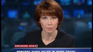 Kay Burley announces the death of Princess Diana on Sky News in 1997 [upl. by Marieann279]