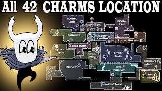 Powerful Charms  All 42 hollow knight charms location [upl. by Nylrebma542]