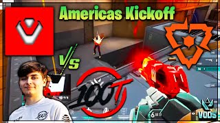 Sentinels vs 100Thieves  Valorant Champions Tour 2025 Americas Kickoff [upl. by Eilagam]