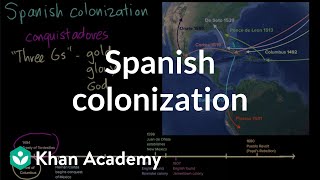 Spanish colonization  Period 1 14911607  AP US History  Khan Academy [upl. by Yrffej362]