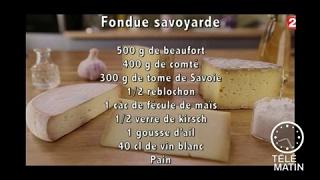 Gourmand  La traditionnelle fondue savoyarde [upl. by Hodge]