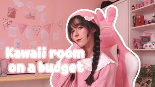 Kawaii room on a budget tips [upl. by Dnalon]